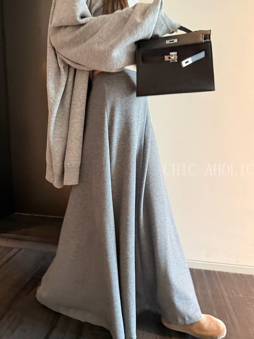 YY23超Q彈力棉質長裙 