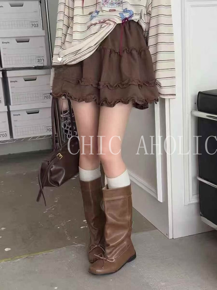 YY16雙層荷葉蛋糕裙