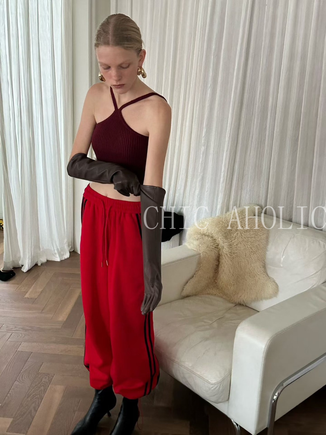 YY18愛店姊繞脖X型背心