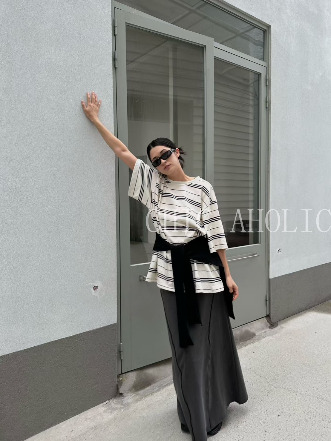 YY41超挺磅數條紋上衣