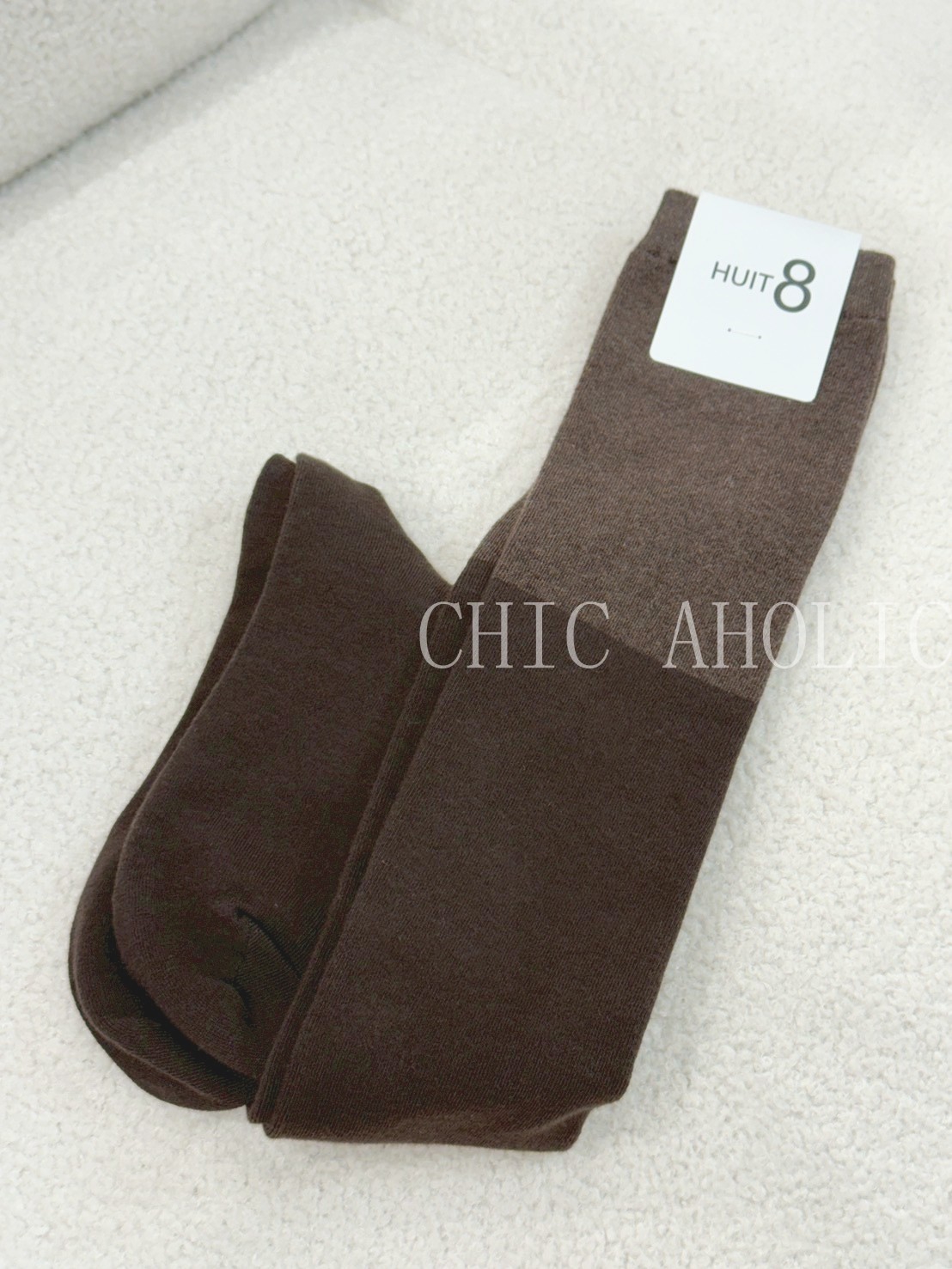 YY40上面寬版撞色堆長襪