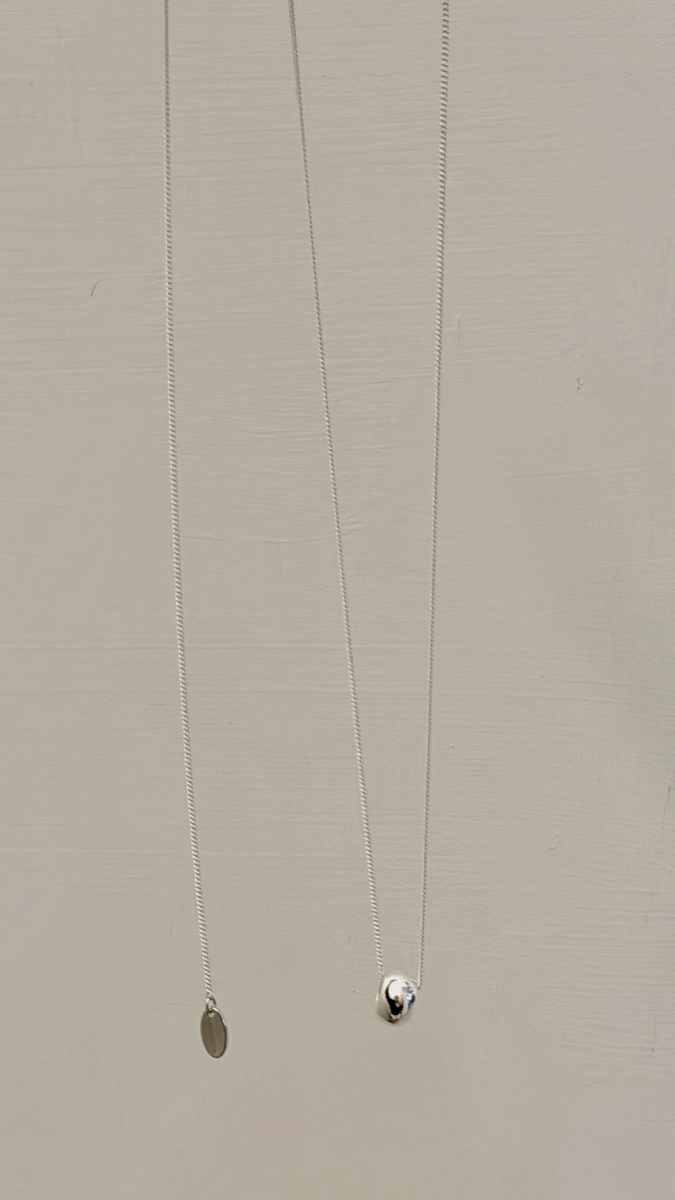 YY64銀珍珠細鍊項鍊