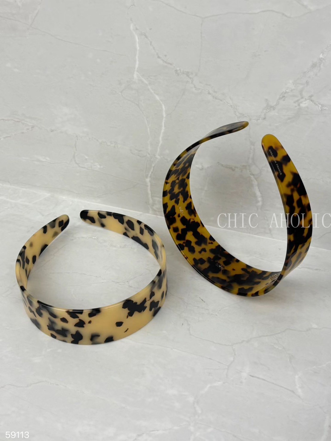 NOV38張員瑛豹紋髮箍