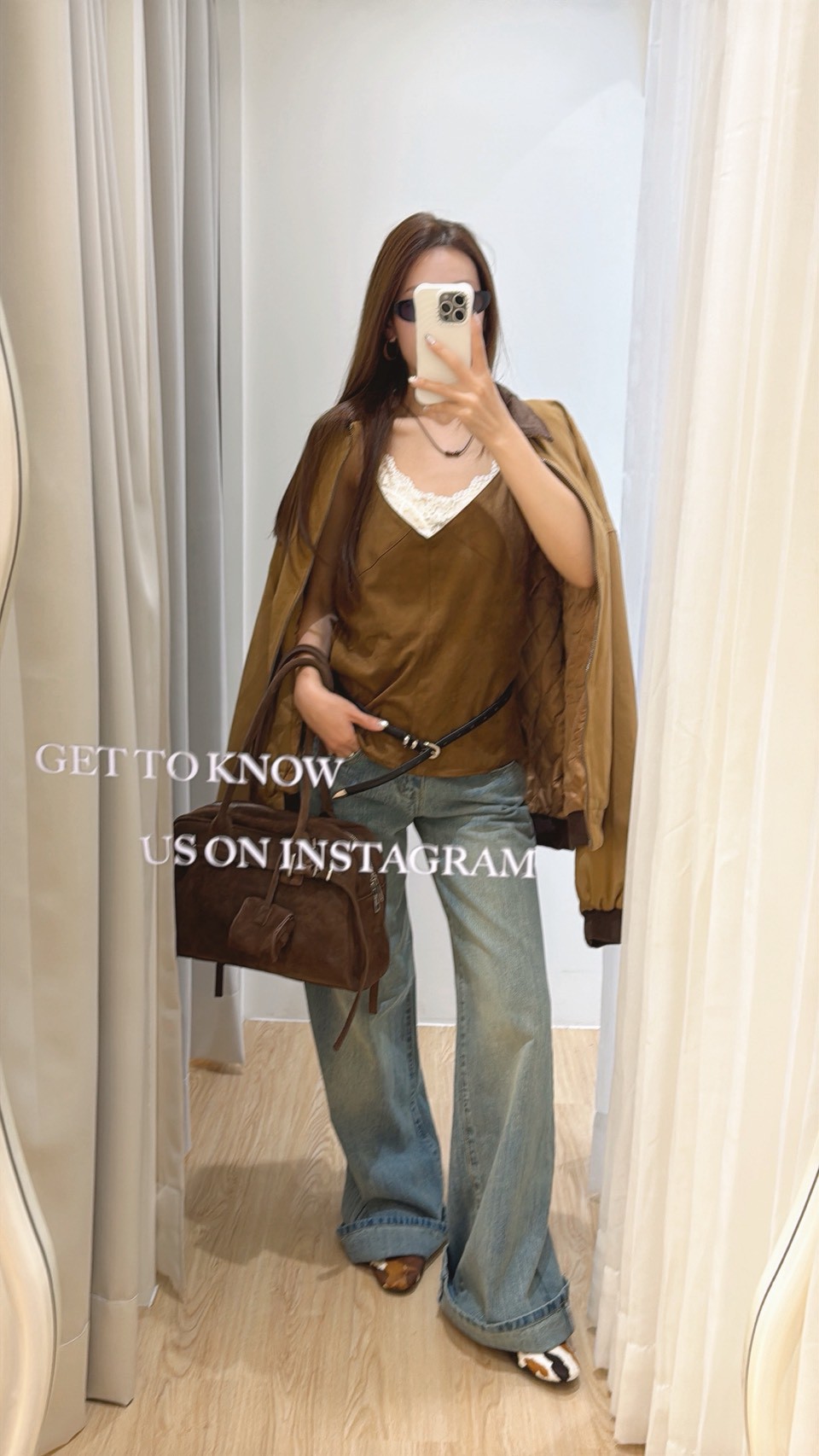 NOV22歐美刷黃牛仔褲 