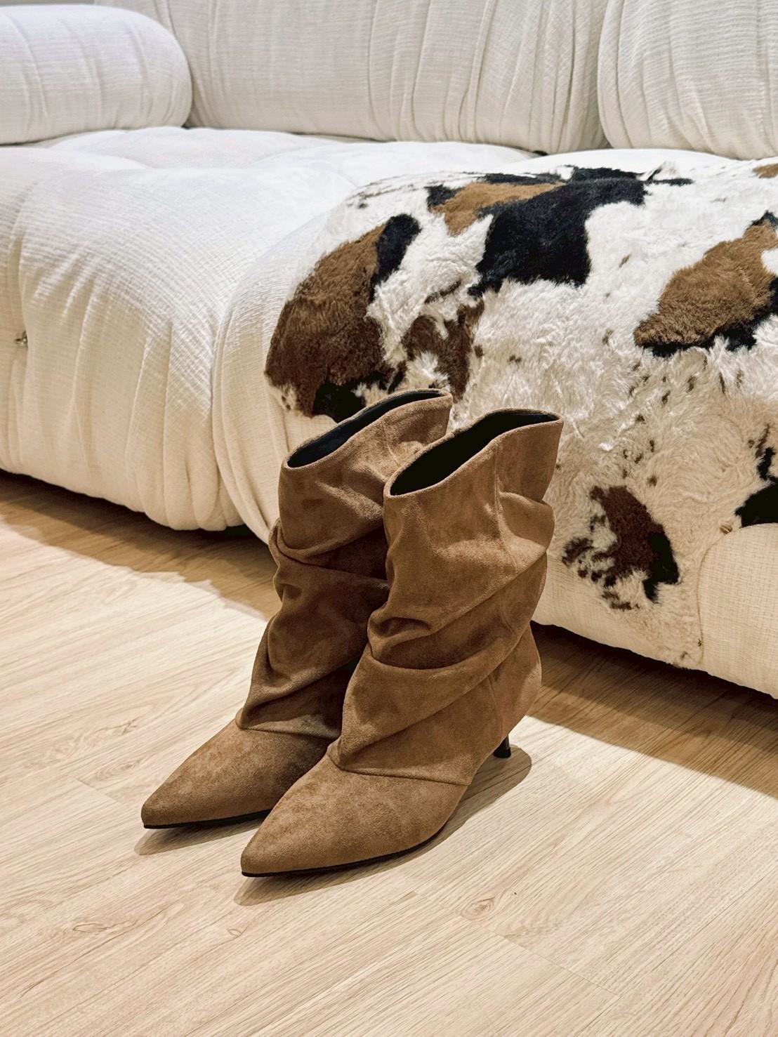 WN05堆堆歐美尖頭靴 