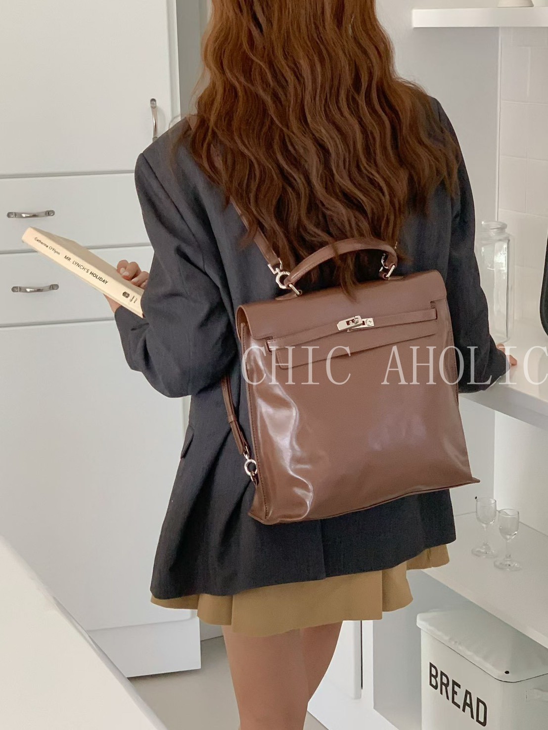 WN11真皮布魯克林長包