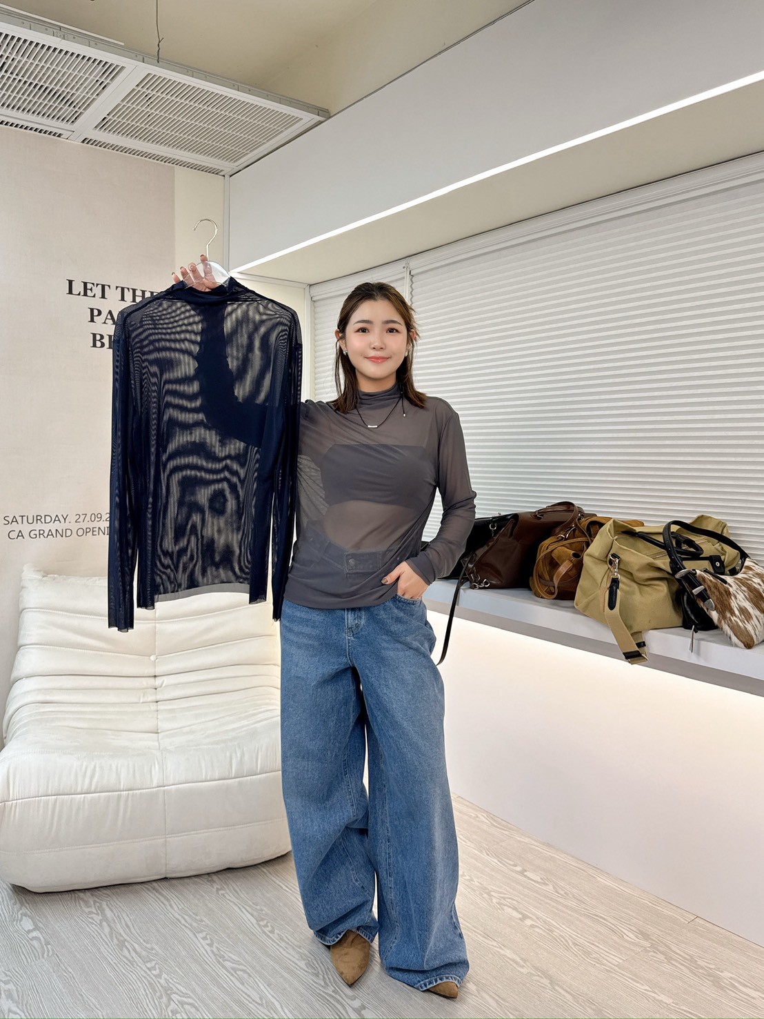 WN18大款透紗打底衣