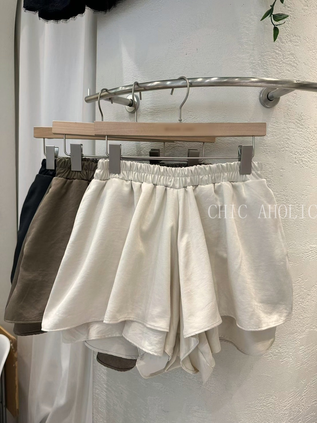 CA26荷葉雙層雪紡褲裙