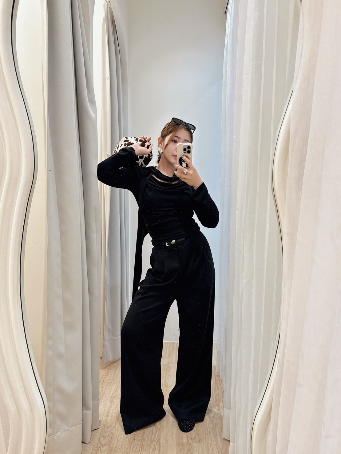 HH40法式垂墜領上衣