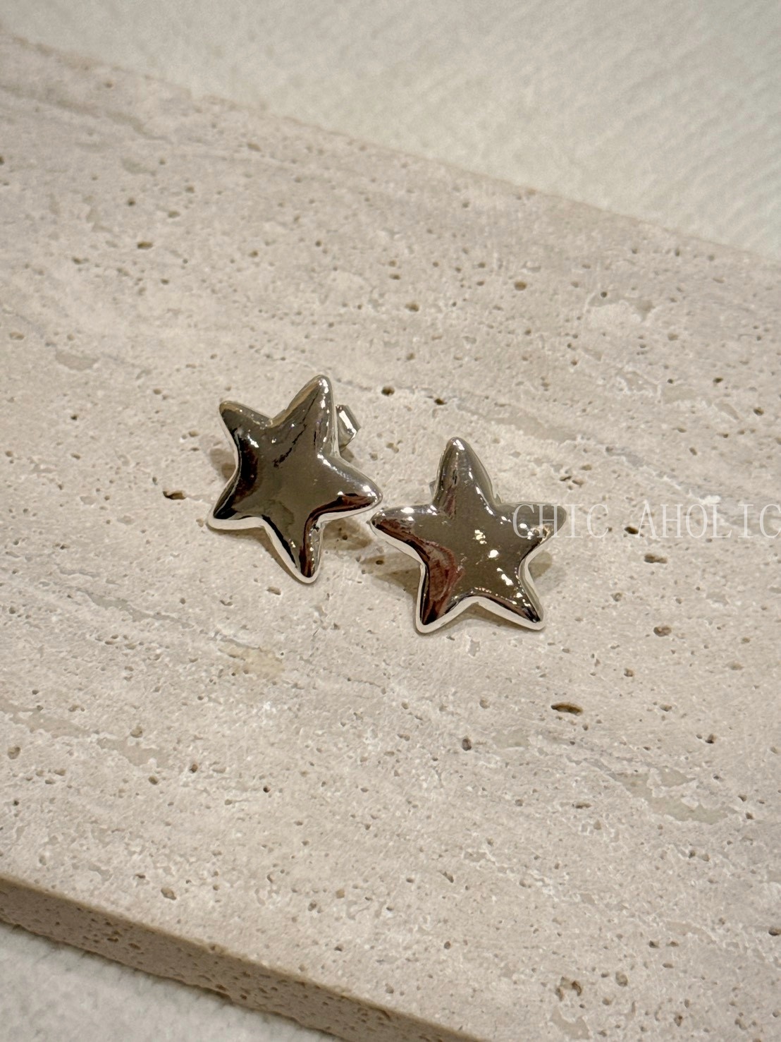 HH60大顆星星耳環