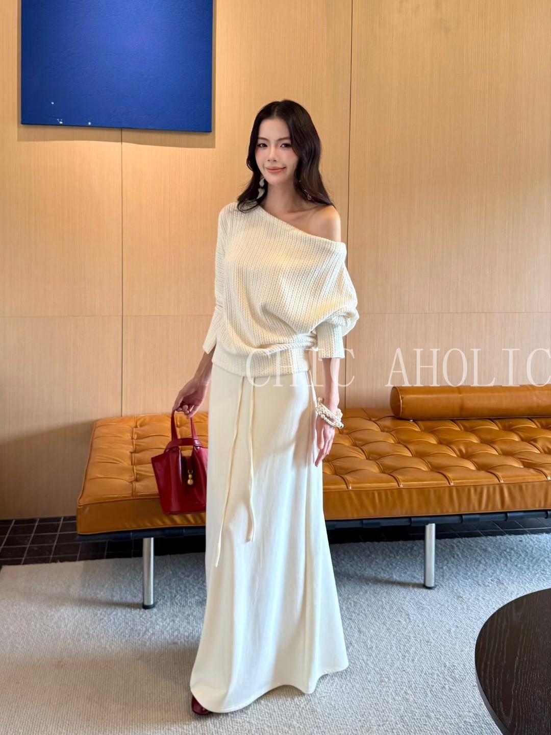 DEC10斜紋針織飛鼠袖衣