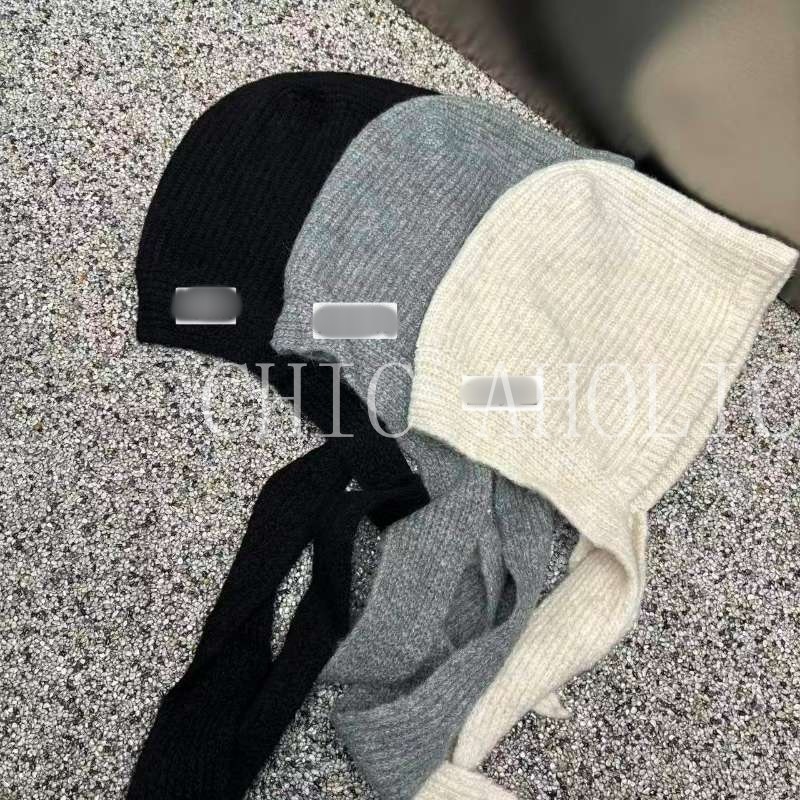 DEC23坑條綁帶造型帽