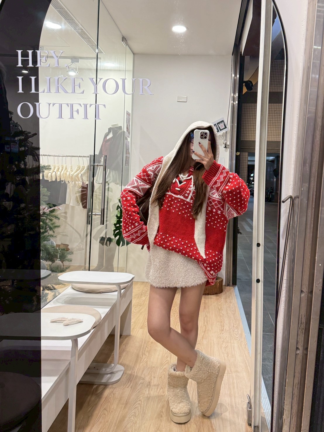 ME30羊咩咩毛短褲