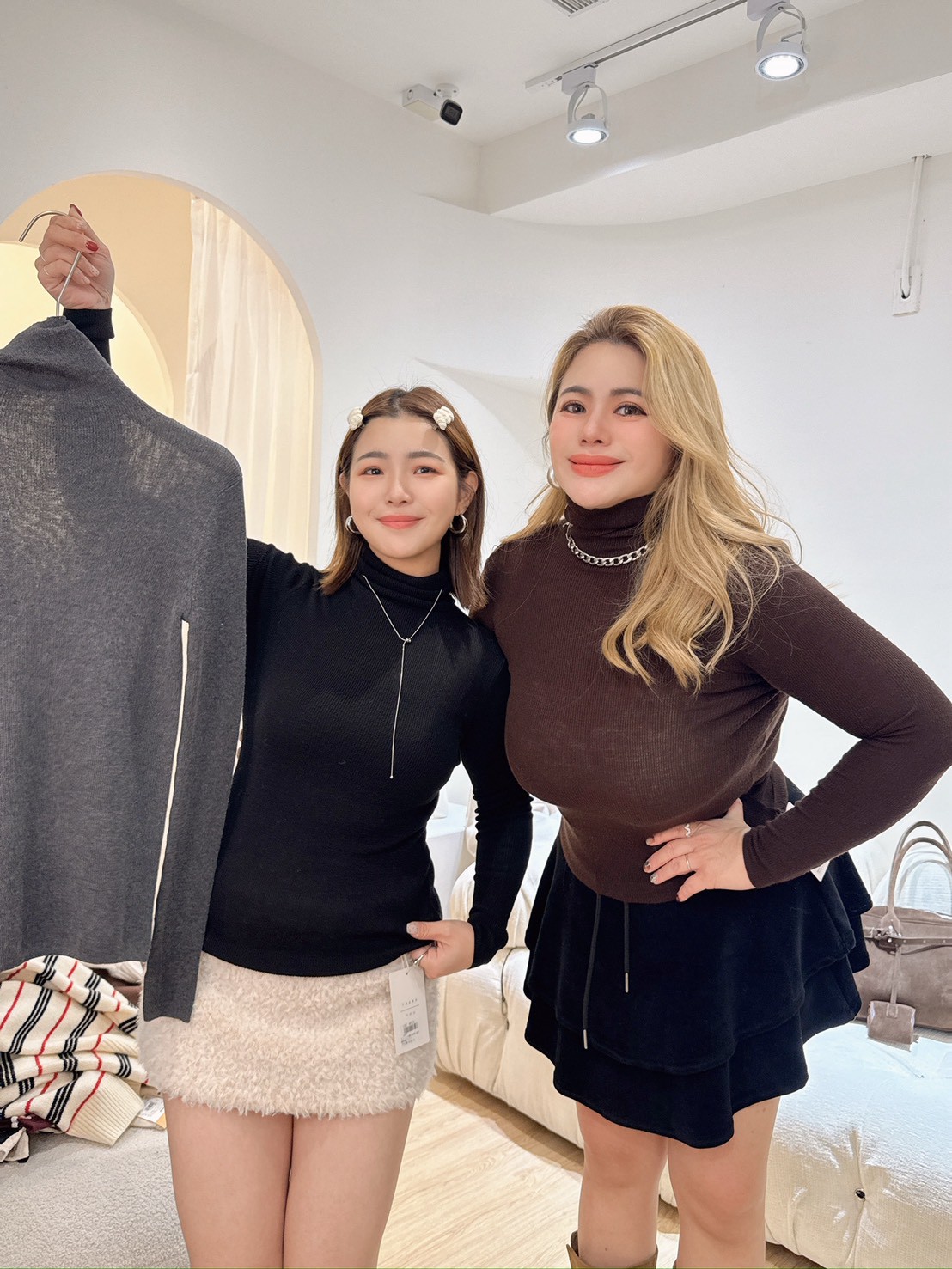 ME29螺紋高領打底衣