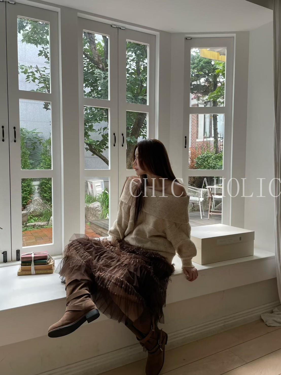 ME45聖誕派對亮鑽紗裙