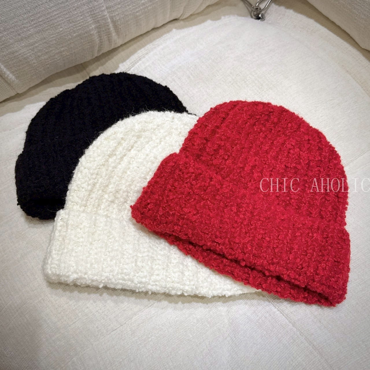 FU13素款寬邊毛帽