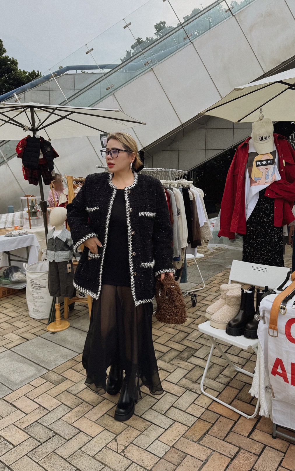 xmas15GD款走秀款小香外套