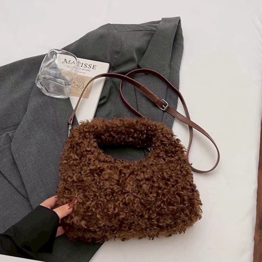 xmas17泰迪熊毛包