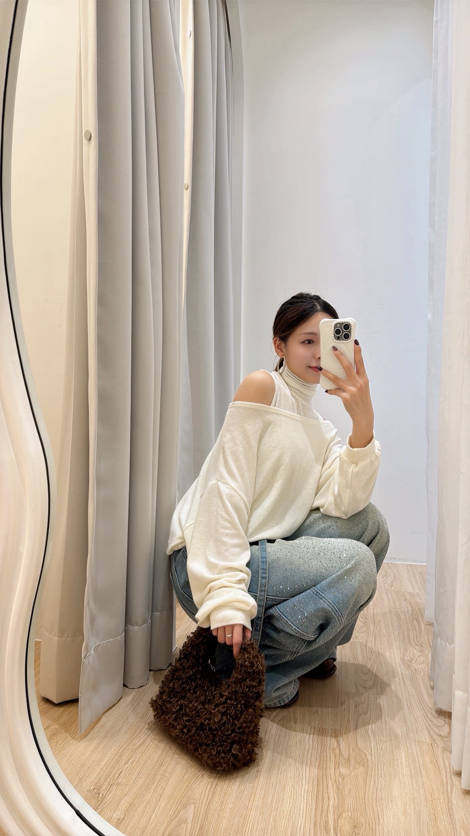 xmas27兩件式高領U領衣