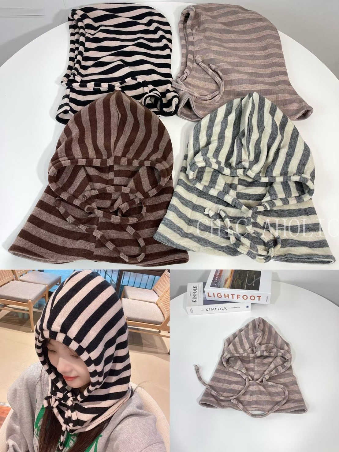 xmas63黑條紋巴拉克法帽