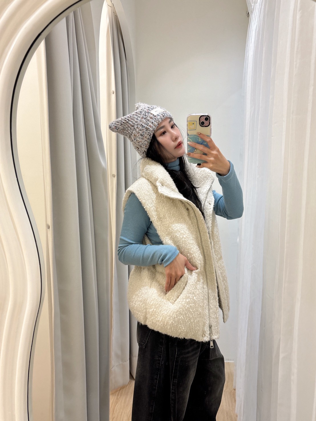 鴨絨80%亮亮背心