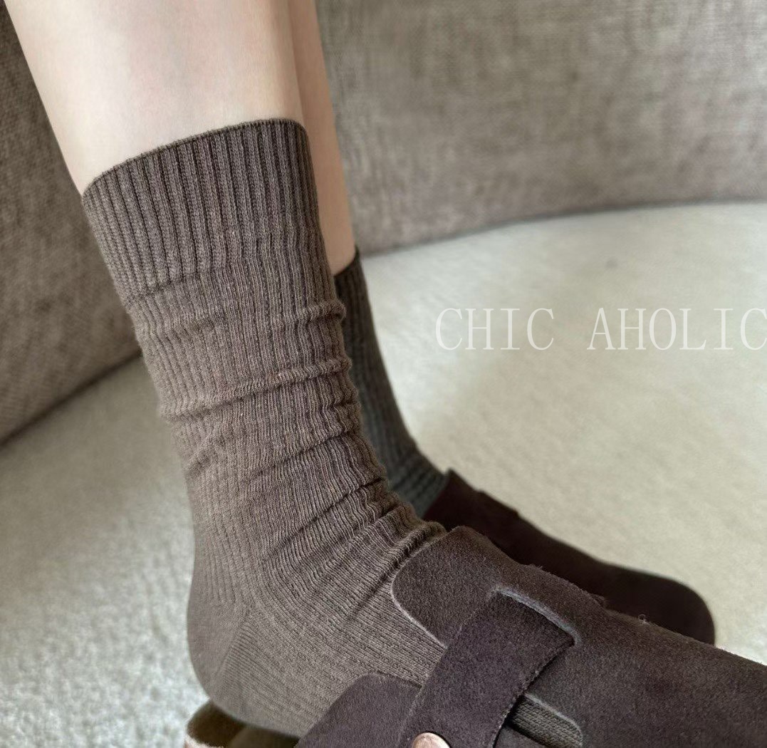 NEW47燕麥感混色中筒襪(可以包色!)