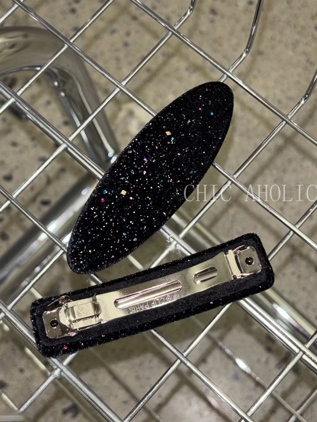 NEW57亮蔥橢圓髮夾