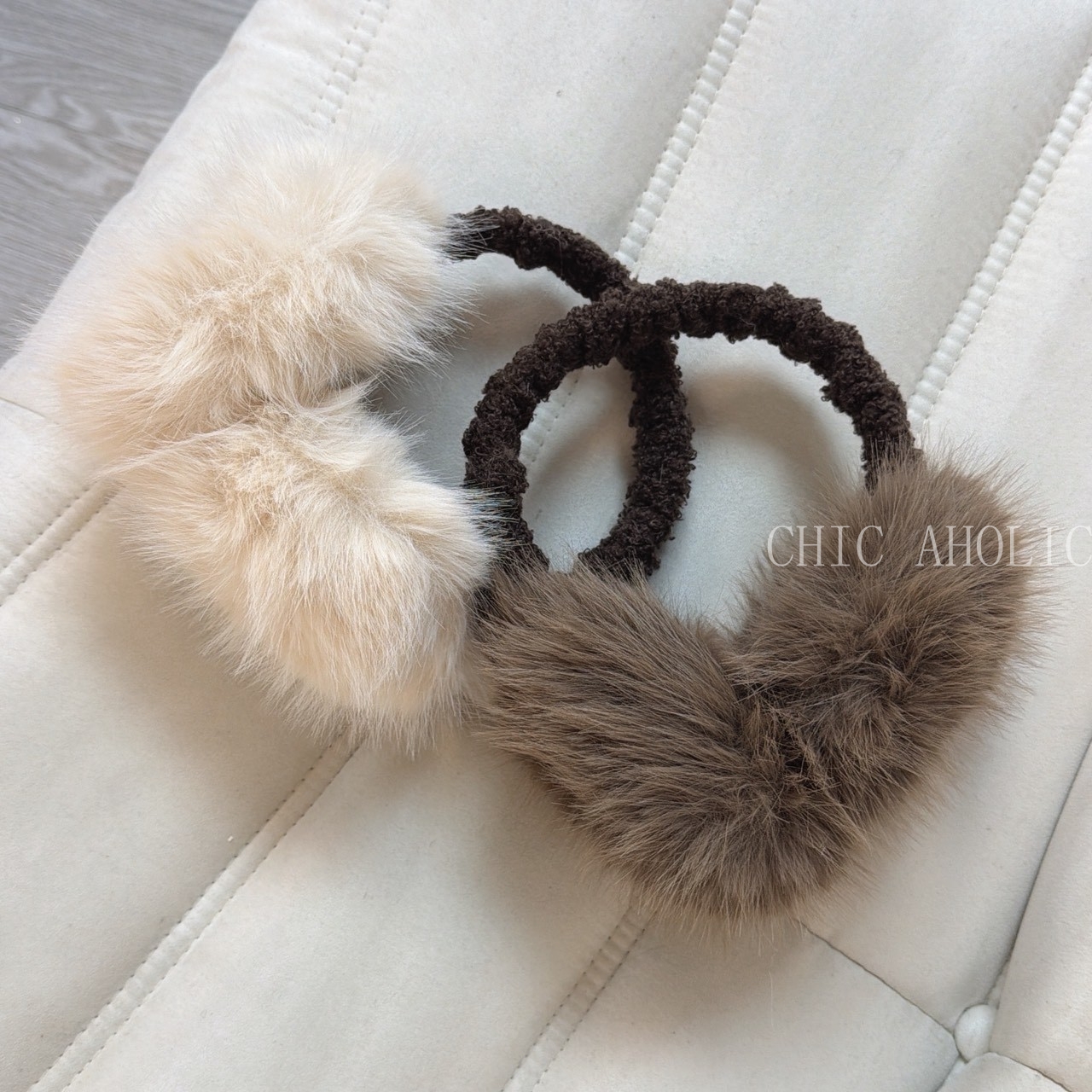 NEW16保暖兔兔毛耳罩