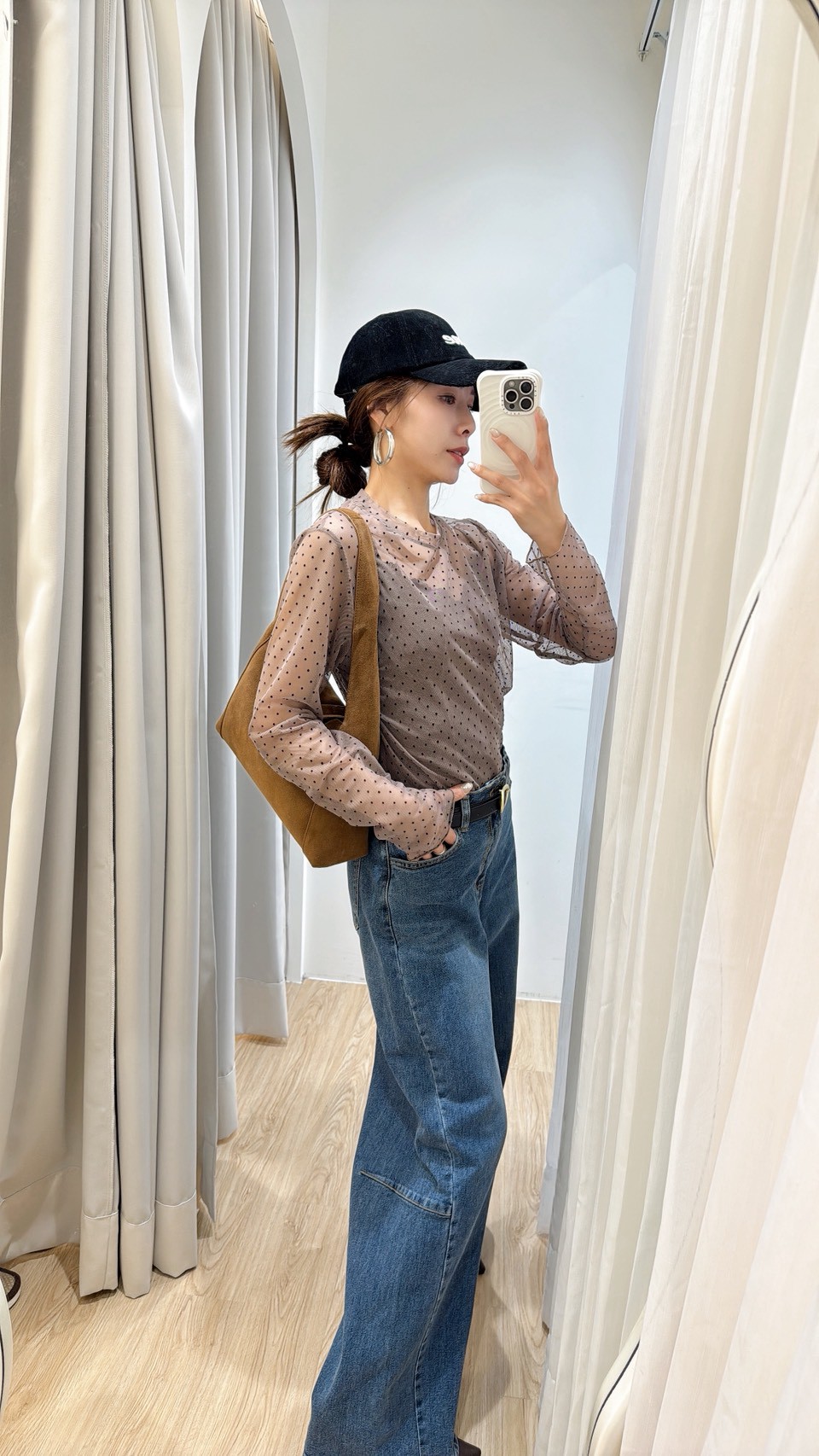 ON09點點透紗多搭法衣