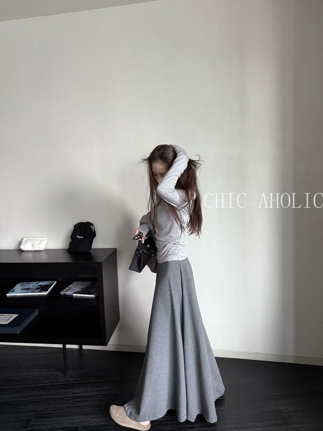 春款2026彈Q棉長裙