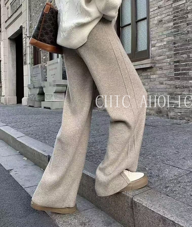 HR19一條斜車線開岔褲