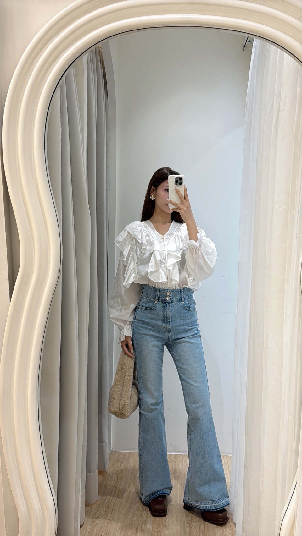 大長腿春裝喇叭褲