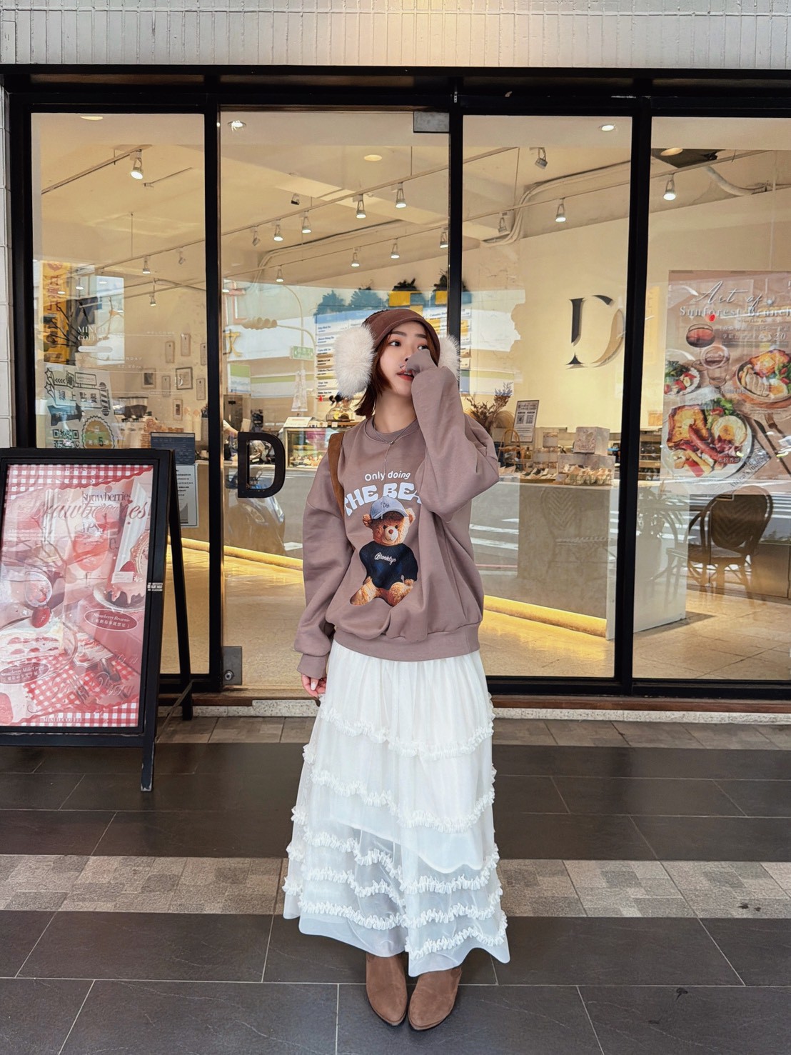 TW03六層雪紡紗裙