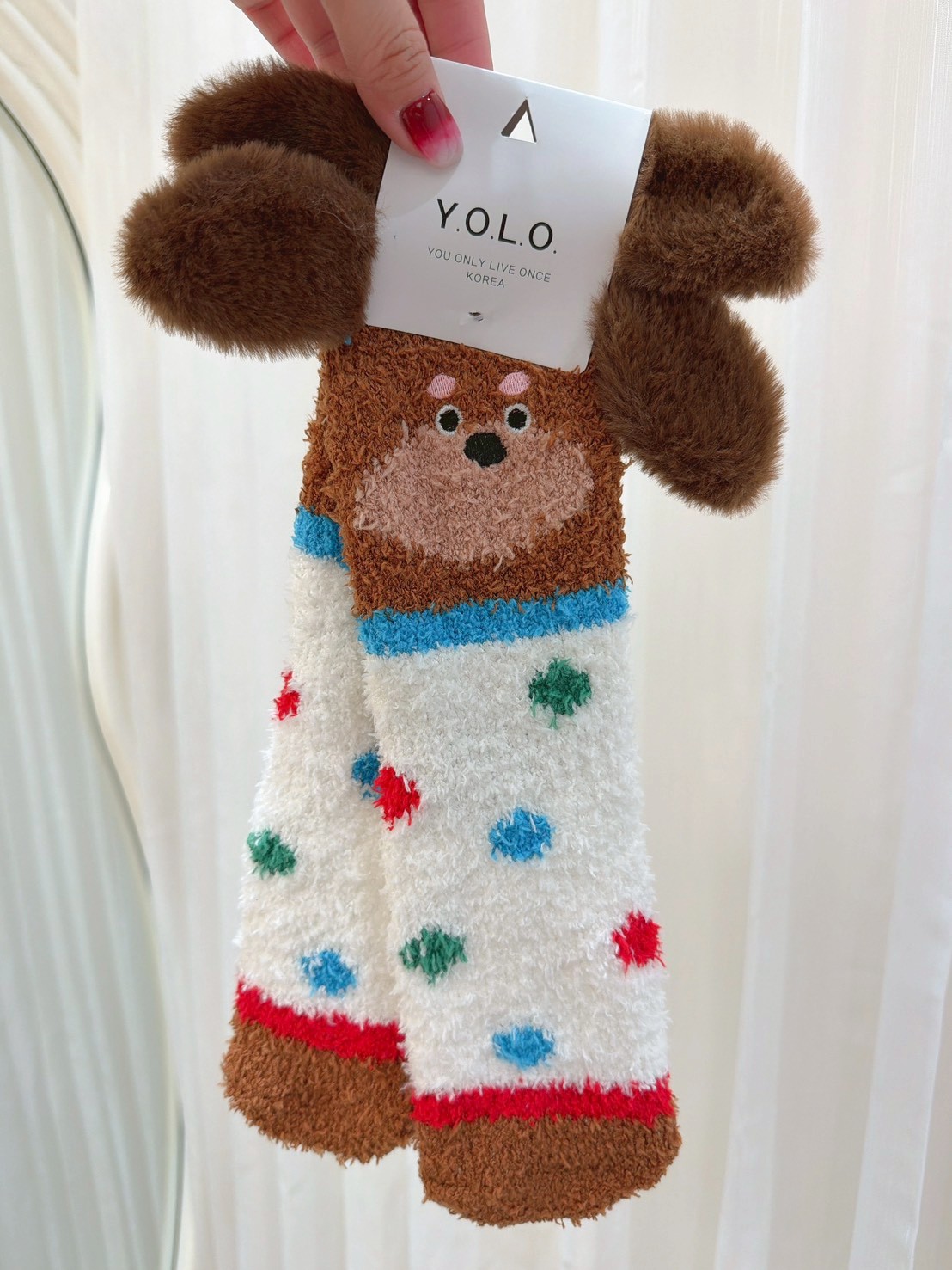 SPR20狗狗耳襪子