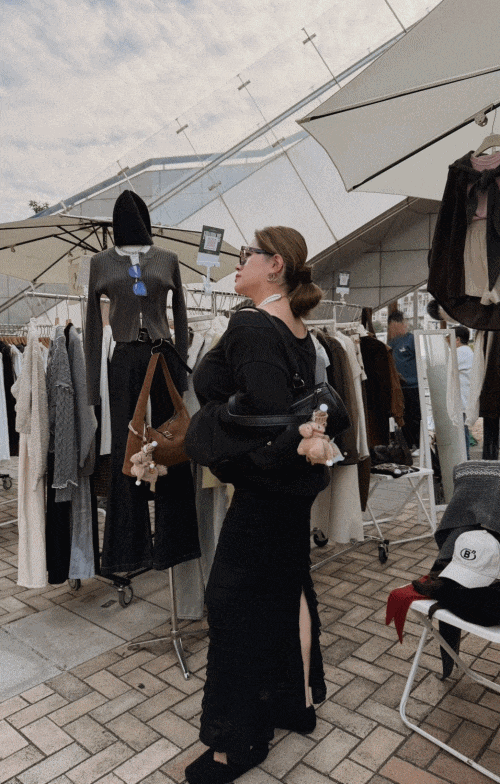 FEB17春季女神款!!顯瘦立體波紋長裙(超彈性)