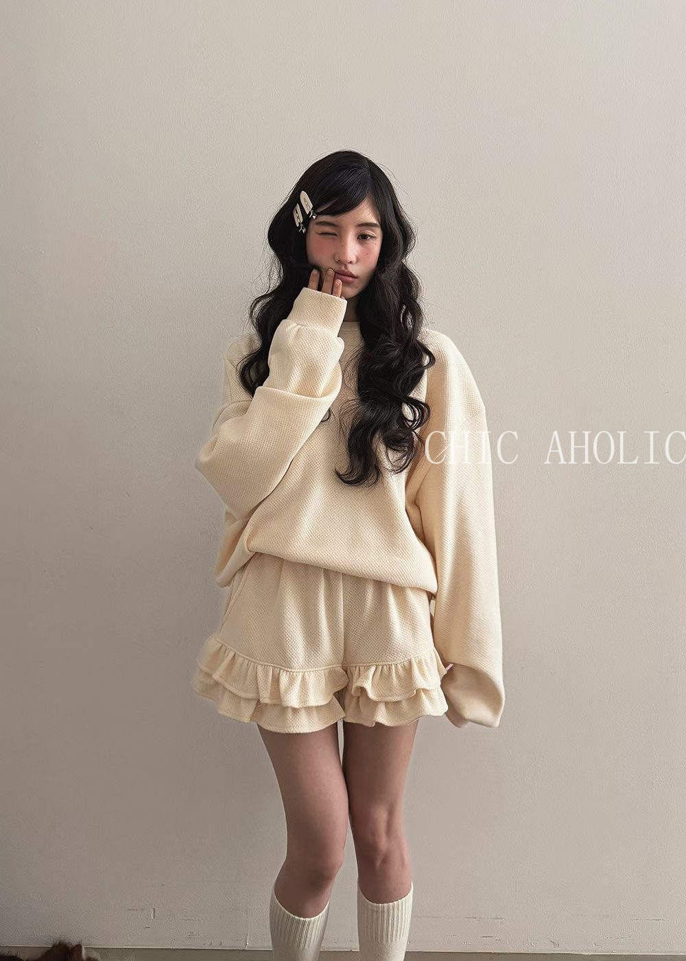 FEB19小鬆餅格大學T