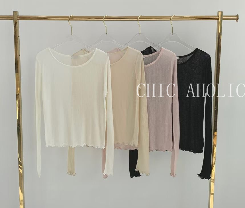 FEB40透肌捲捲百搭衣