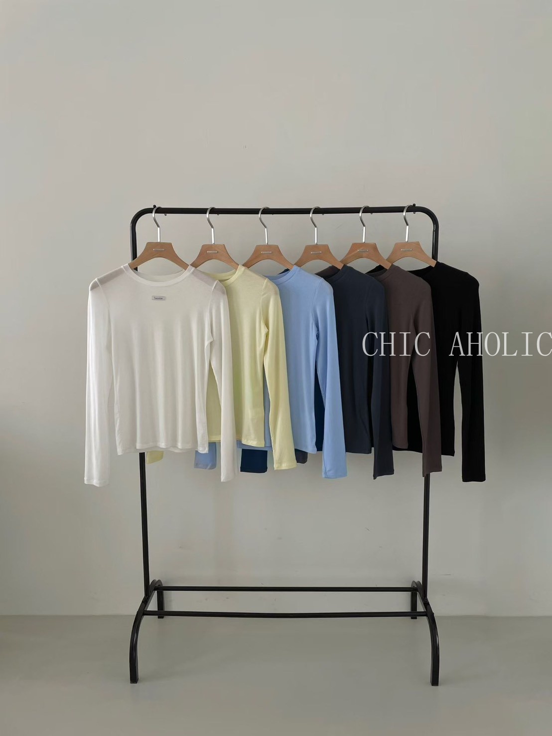 SSR02 繽紛色細絲棉打底衣 