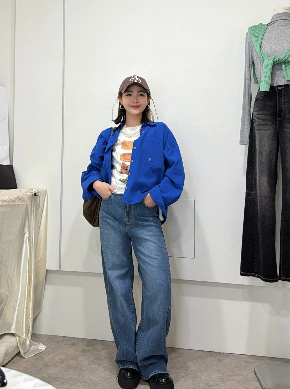 SSR20 紅線寶藍襯衫