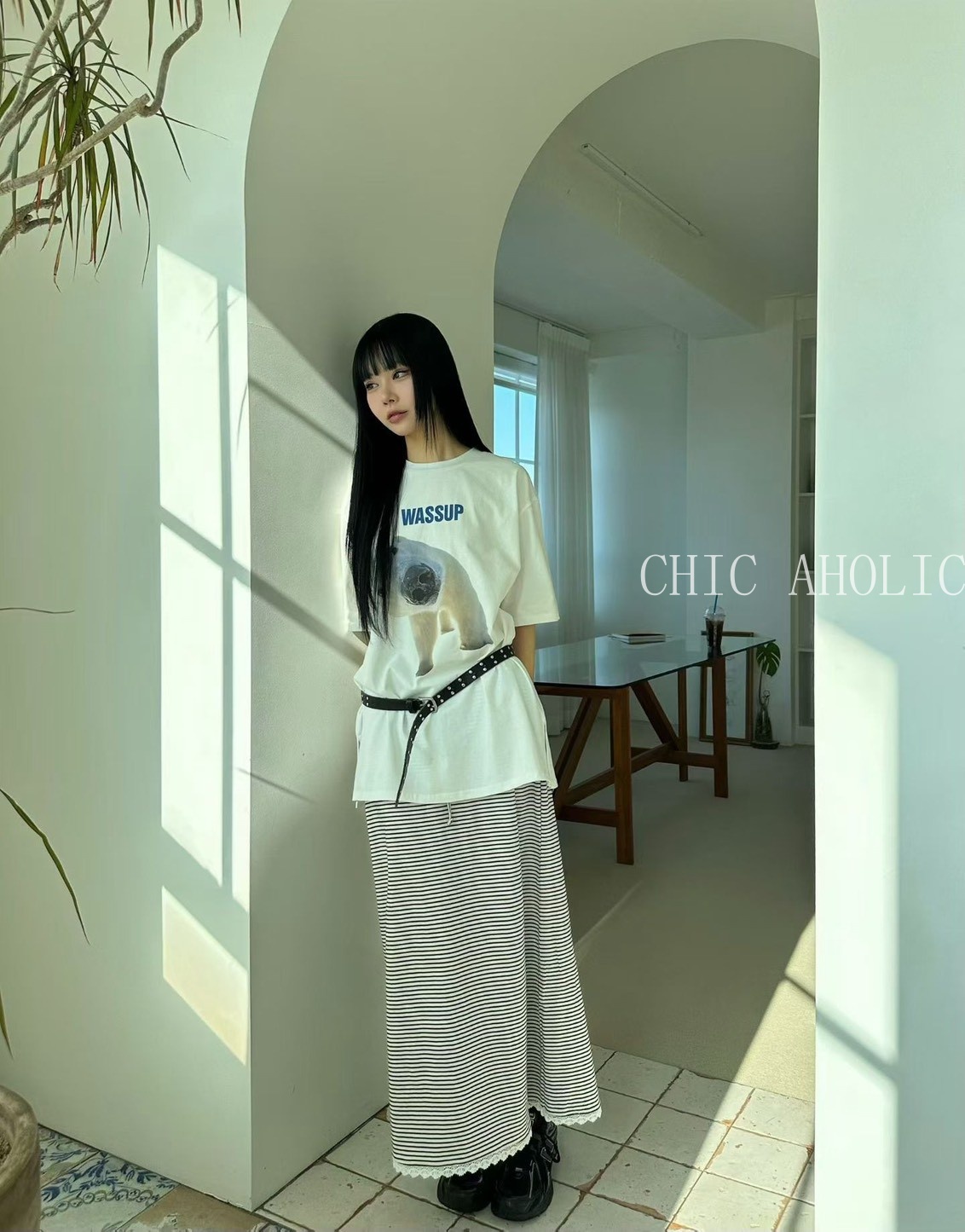 WQ21歪頭的北極熊上衣