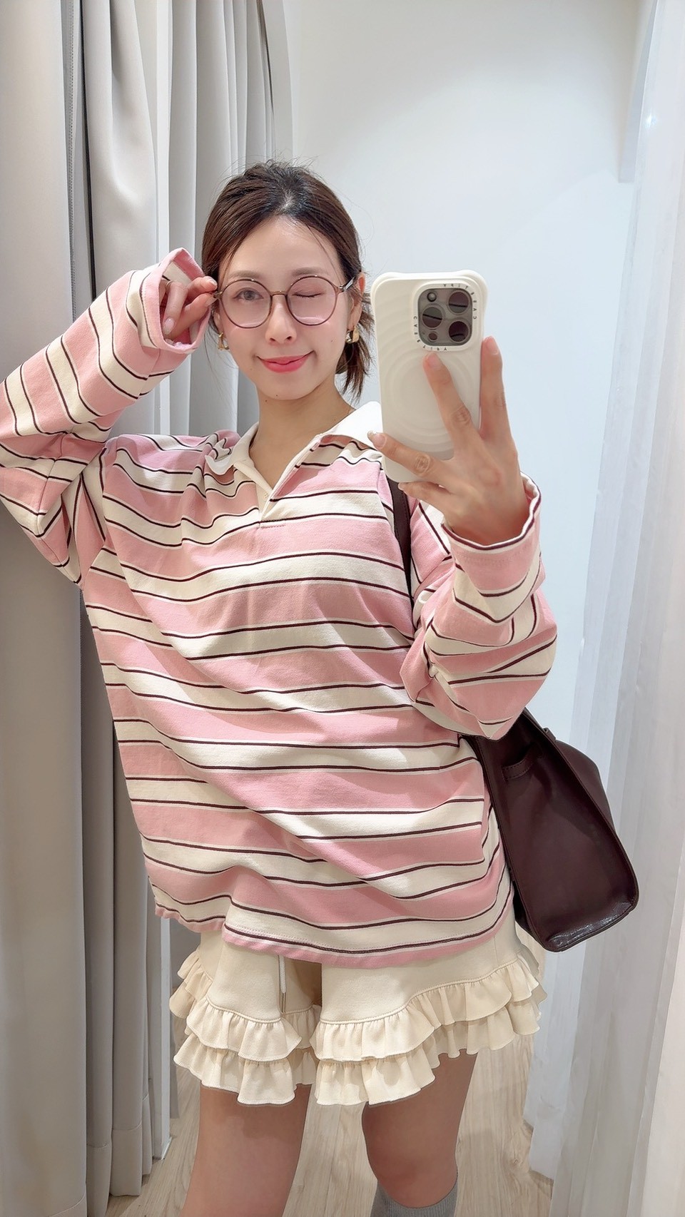 NE09文青小圓框平光眼鏡