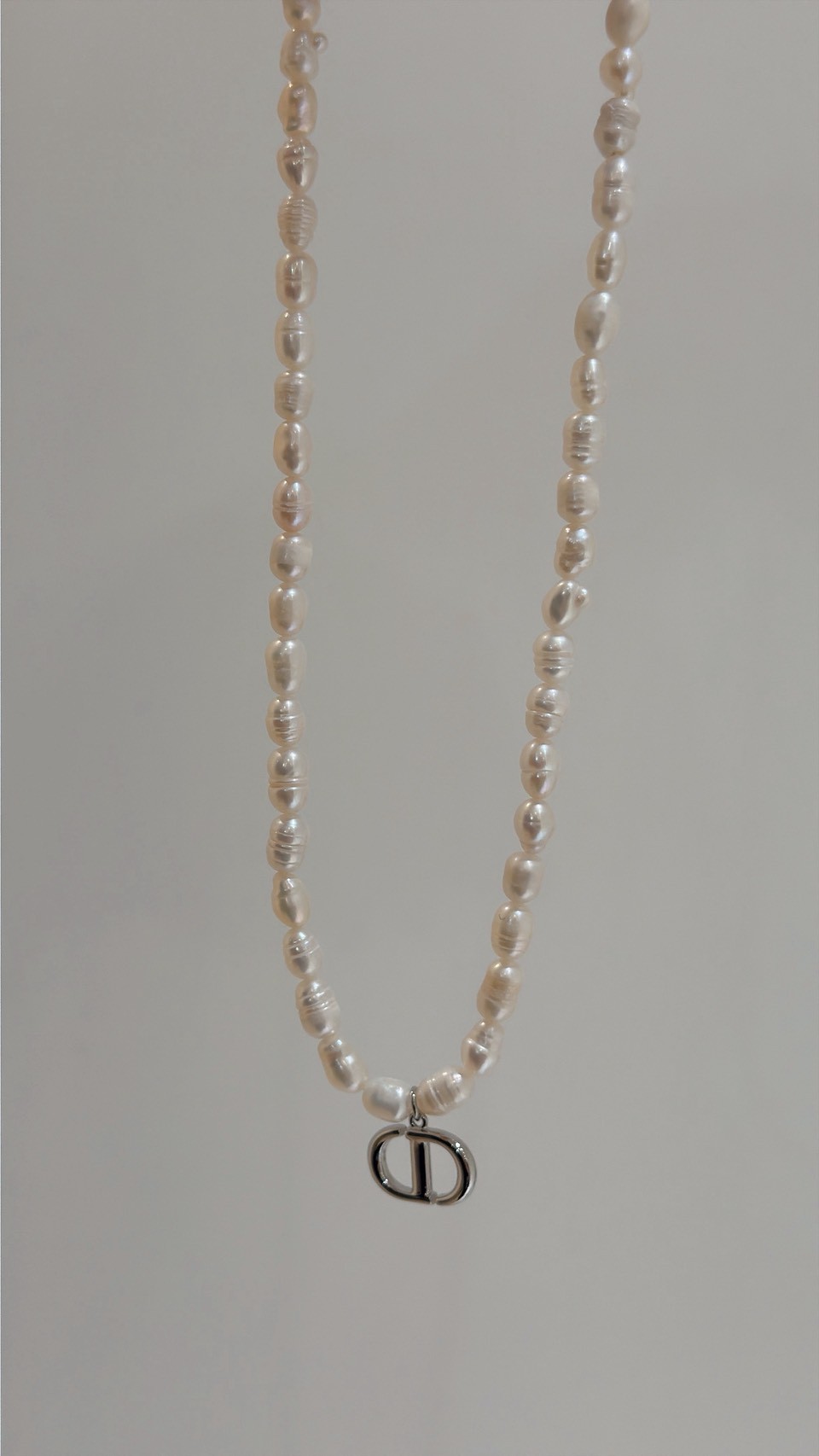 NE18橢圓貝殼珠CD項鍊