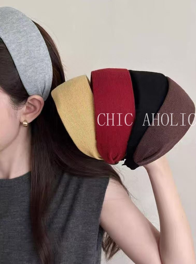 NE25新年紅寬髮箍