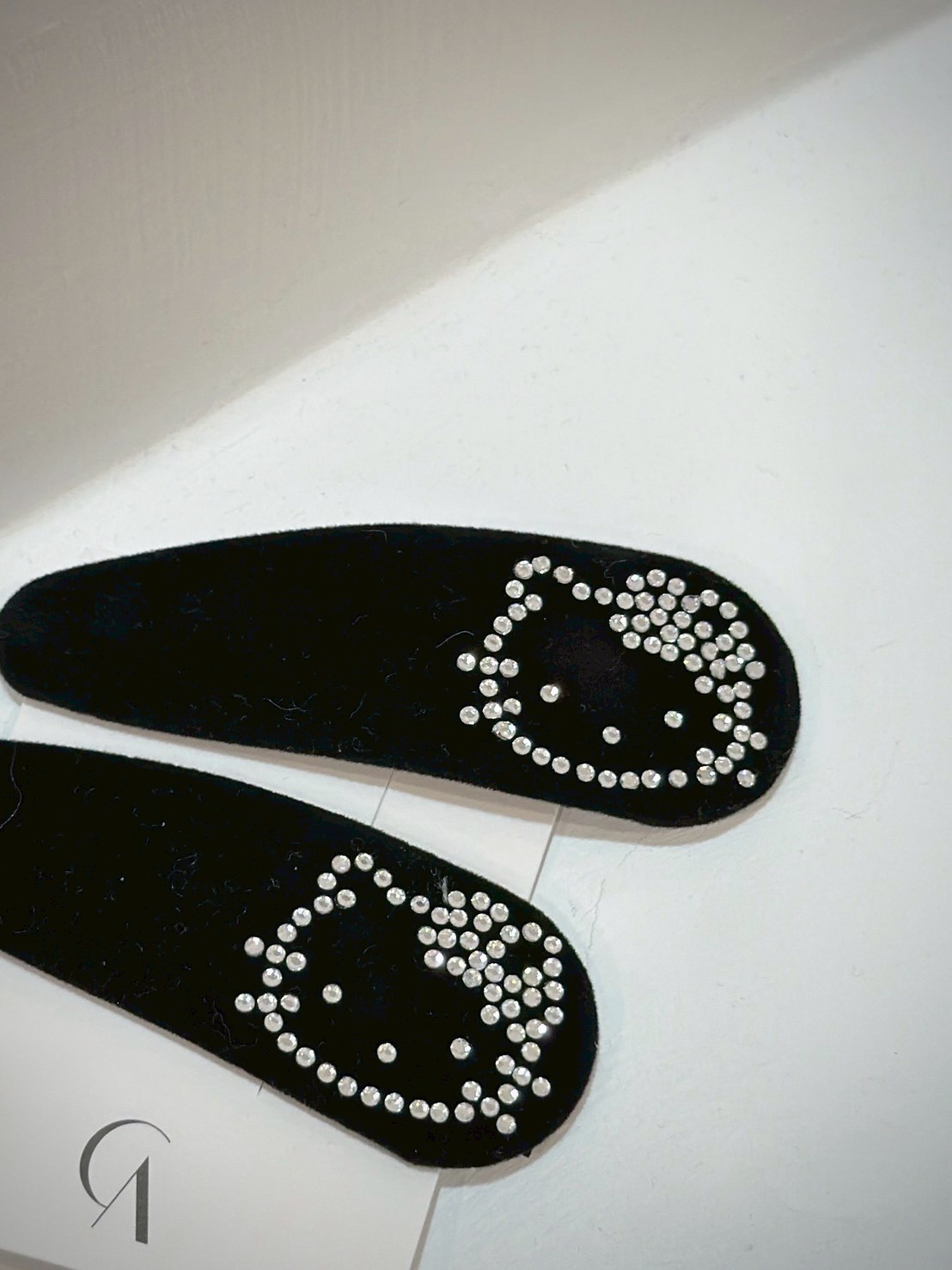 NE34水鑽KITTY髮夾