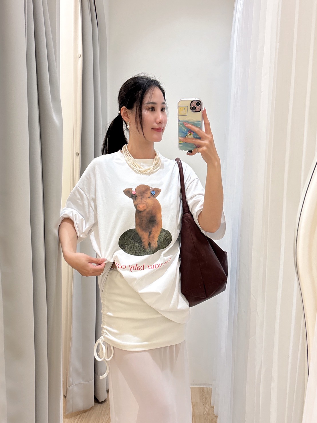 NE37小花小豬牛上衣