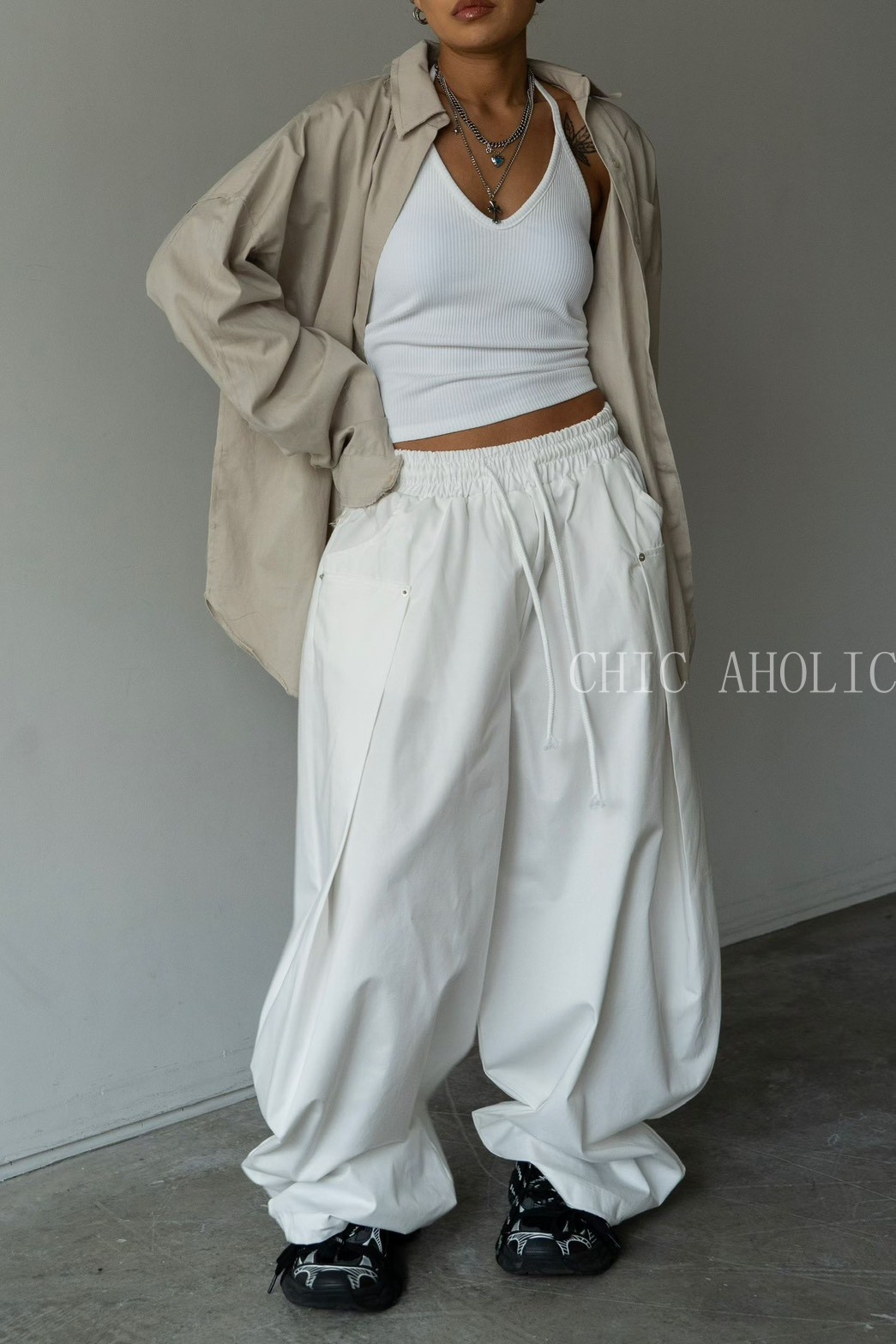 MEE49春26沙沙彎刀褲