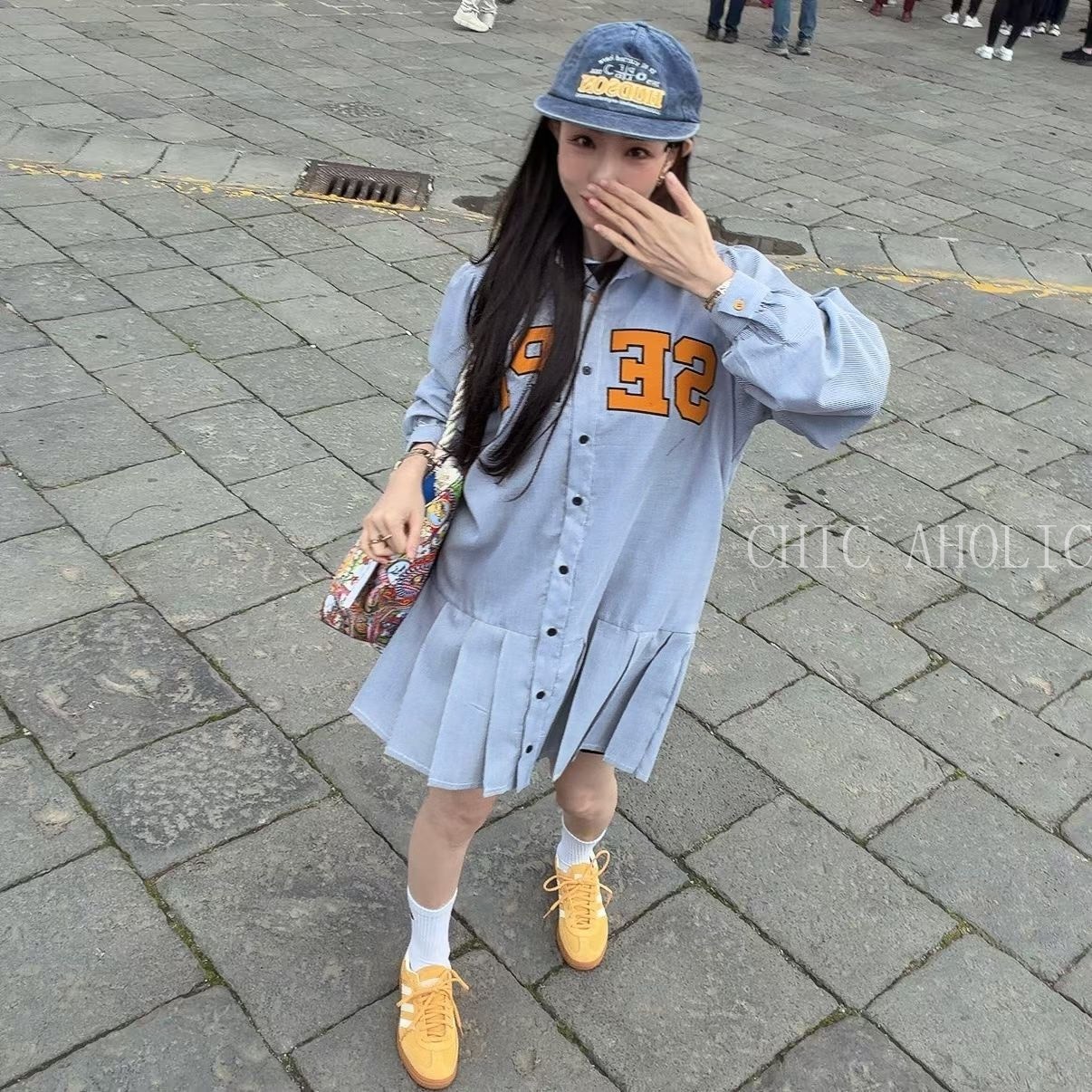 MAR26大字SEPA直條襯衫洋裝