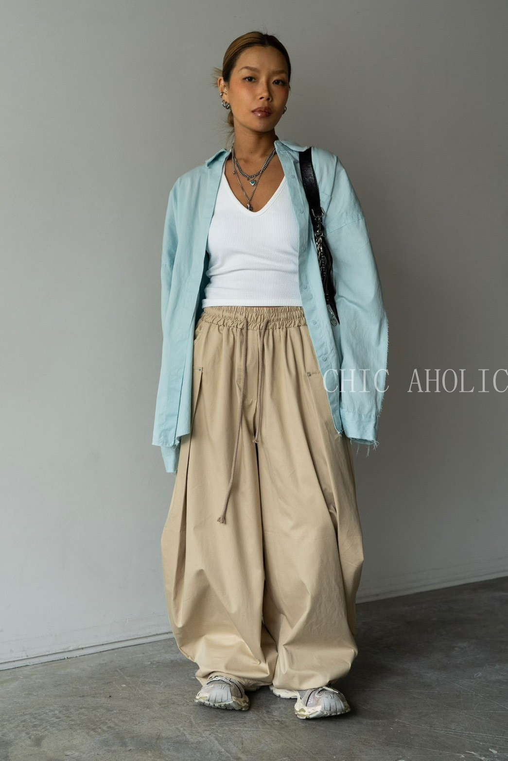 MAR40帥氣家有薄荷綠襯衫