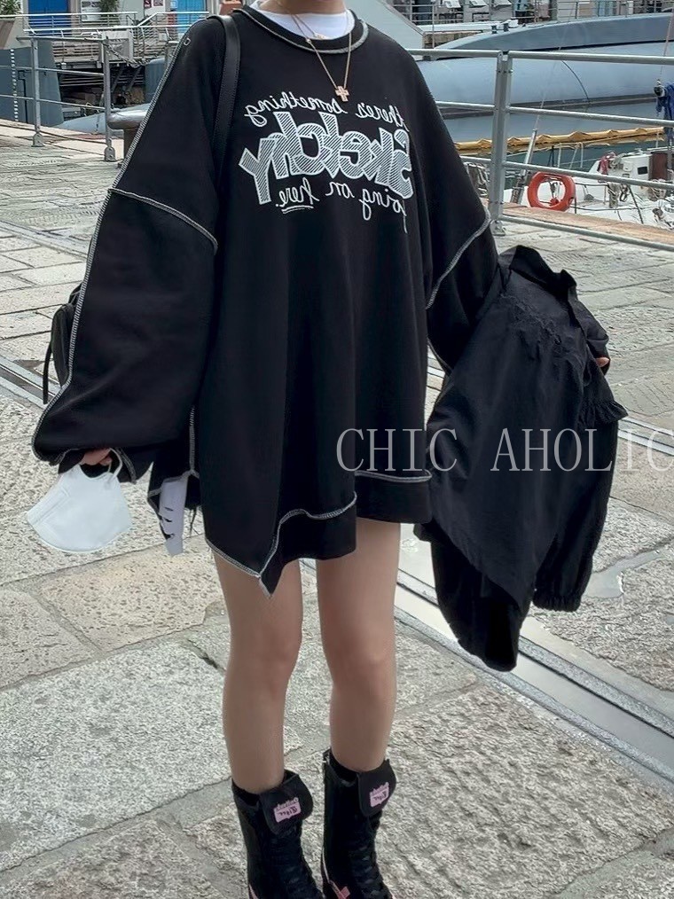 MAR47直紋SKET字母反車線衣