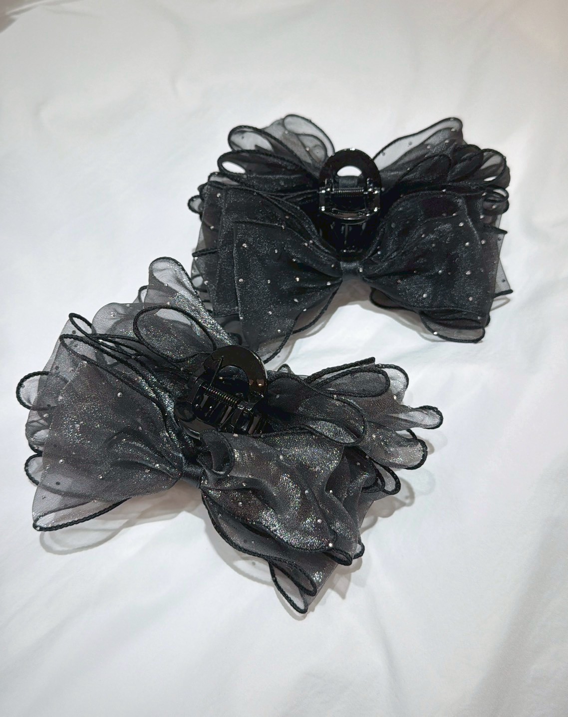 MEE17水鑽紗華麗抓夾